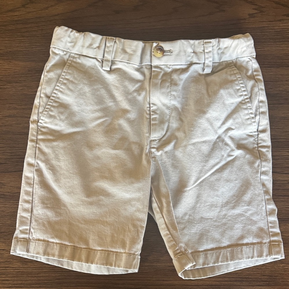 Boy’s Casual Cotton Chino Shorts - Light Beige